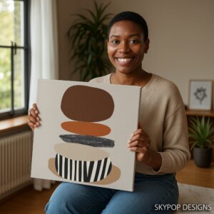 Stacked Shapes Art