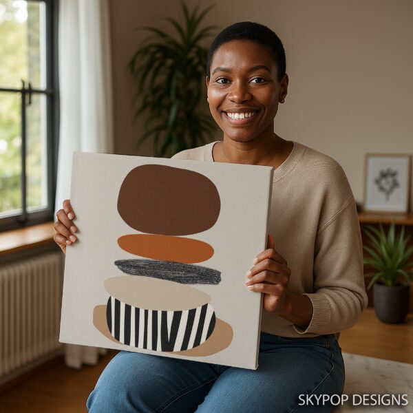 Stacked Shapes Art