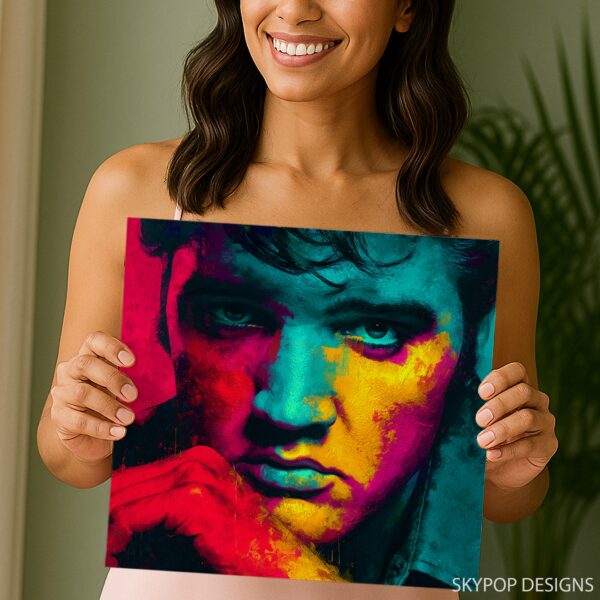 Vibrant Face Portrait Art