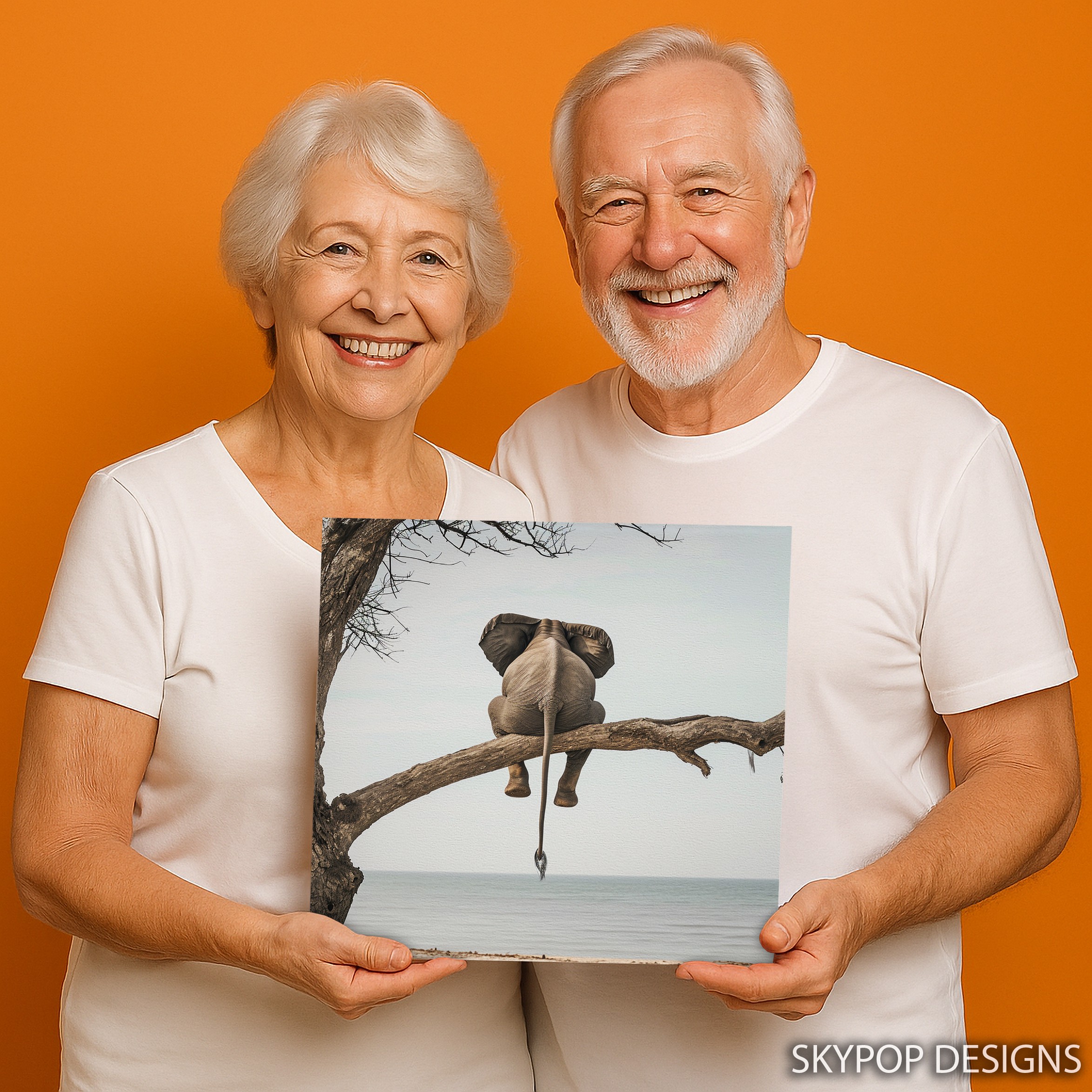 9.jpg Elephant Tree Branch Art