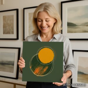 Geometric Sun Burst Art