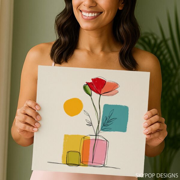 Colorful Poppy Art