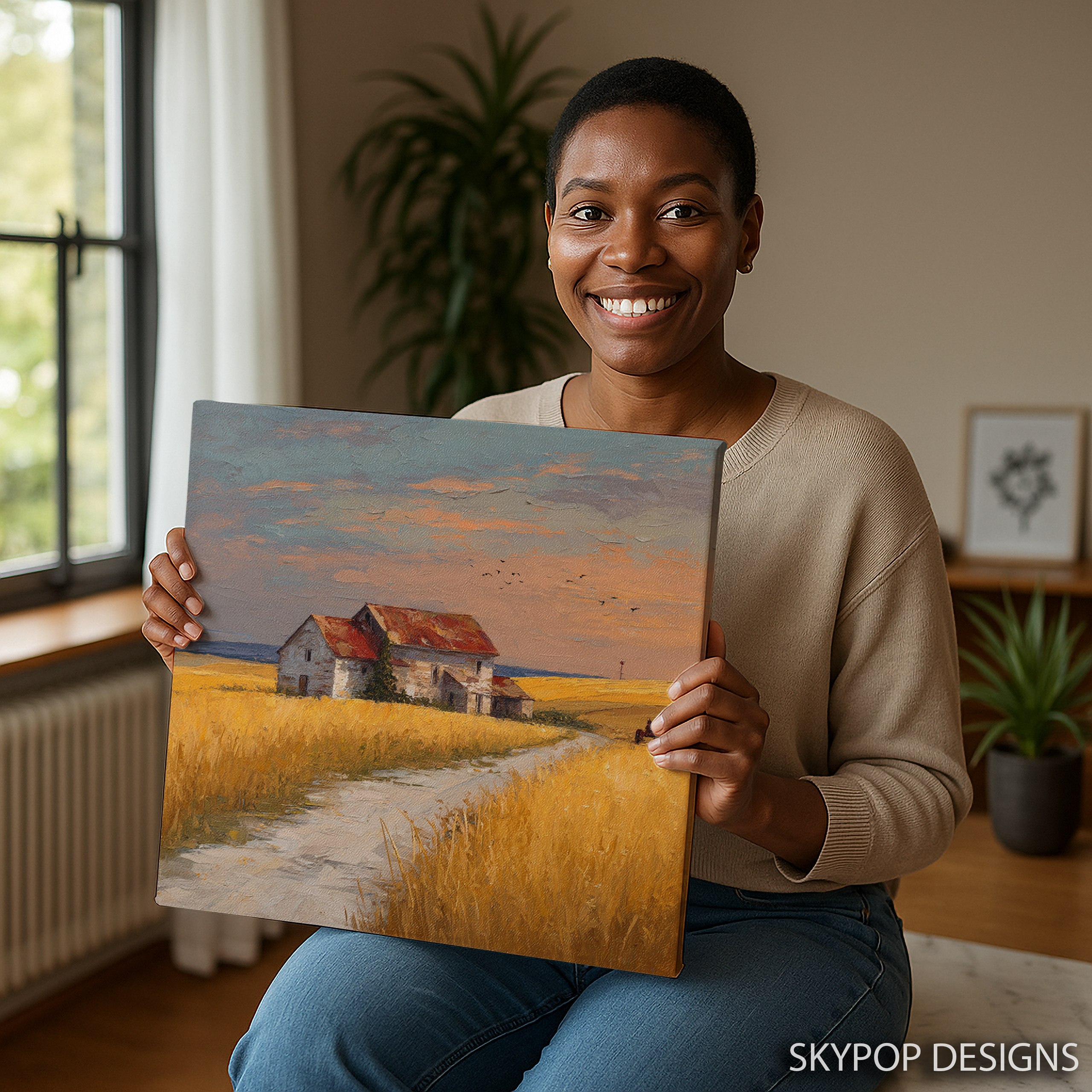 9.jpg Golden Wheat Field Art