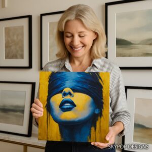 Blue Lips Art