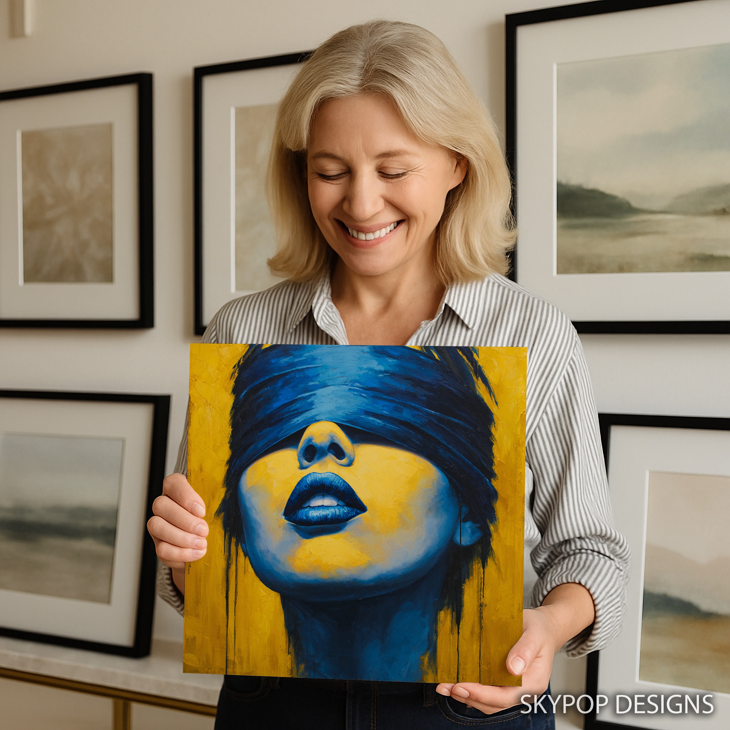 9.jpg Blue Lips Art