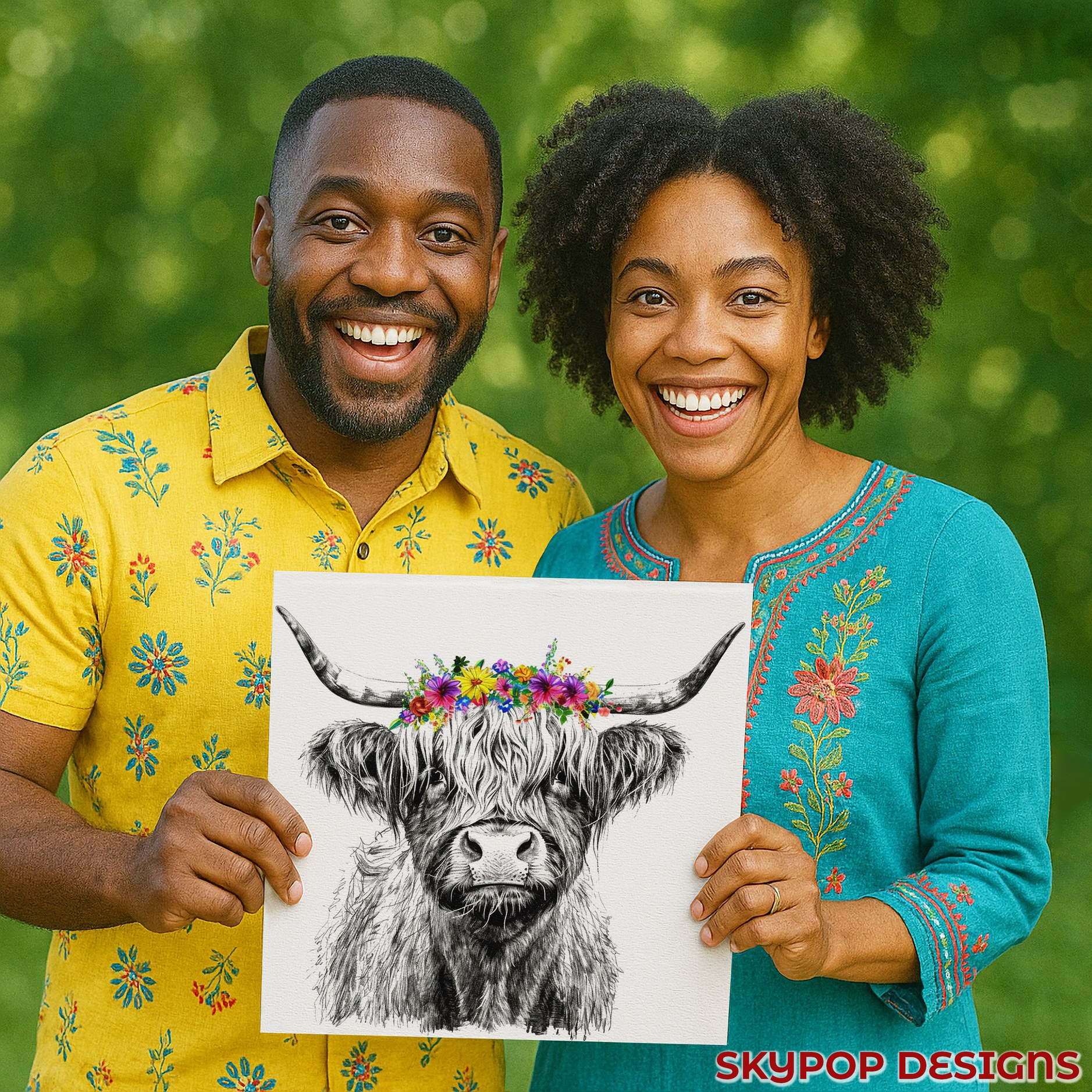 9.jpg Highland Cow Art