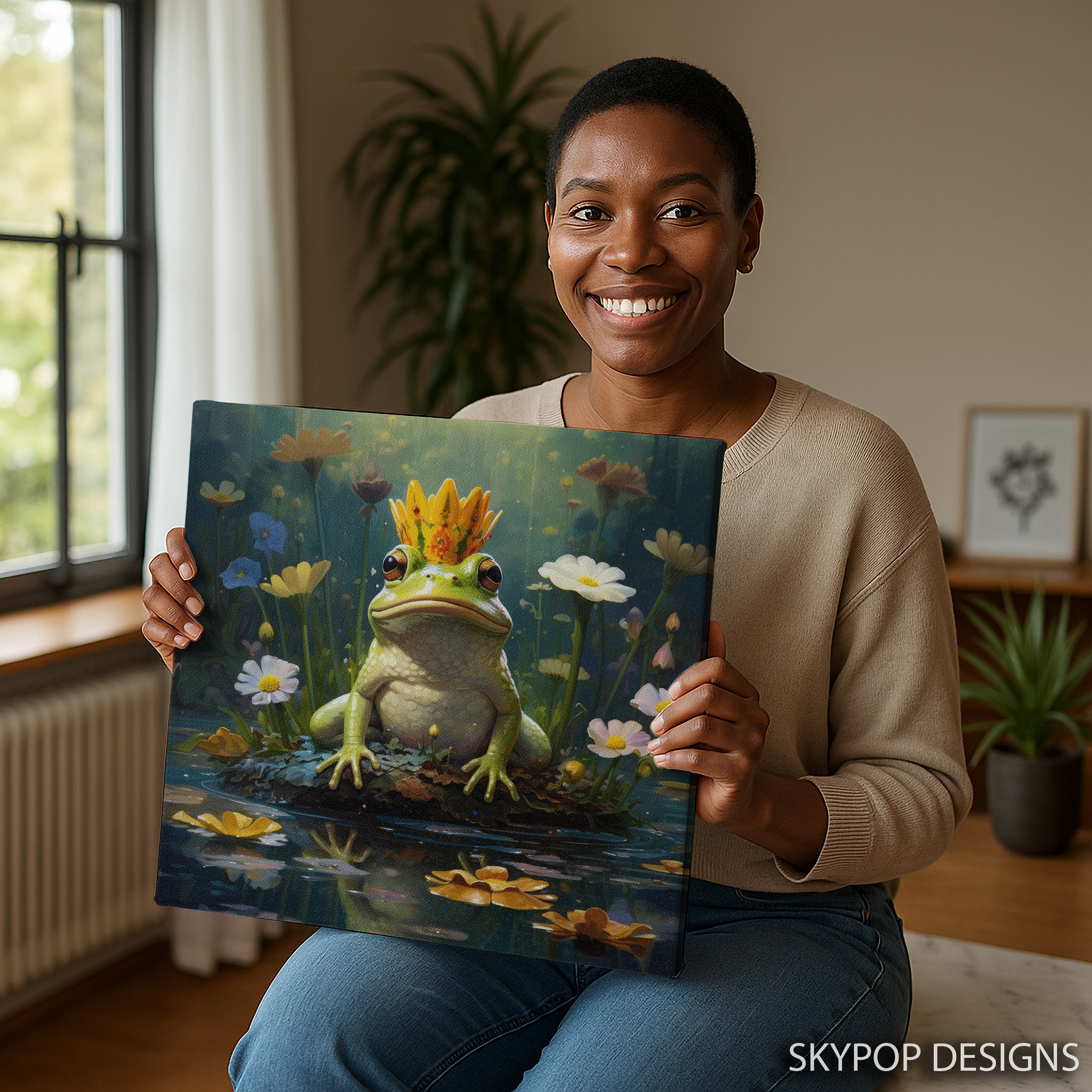 9.jpg Frog King Art