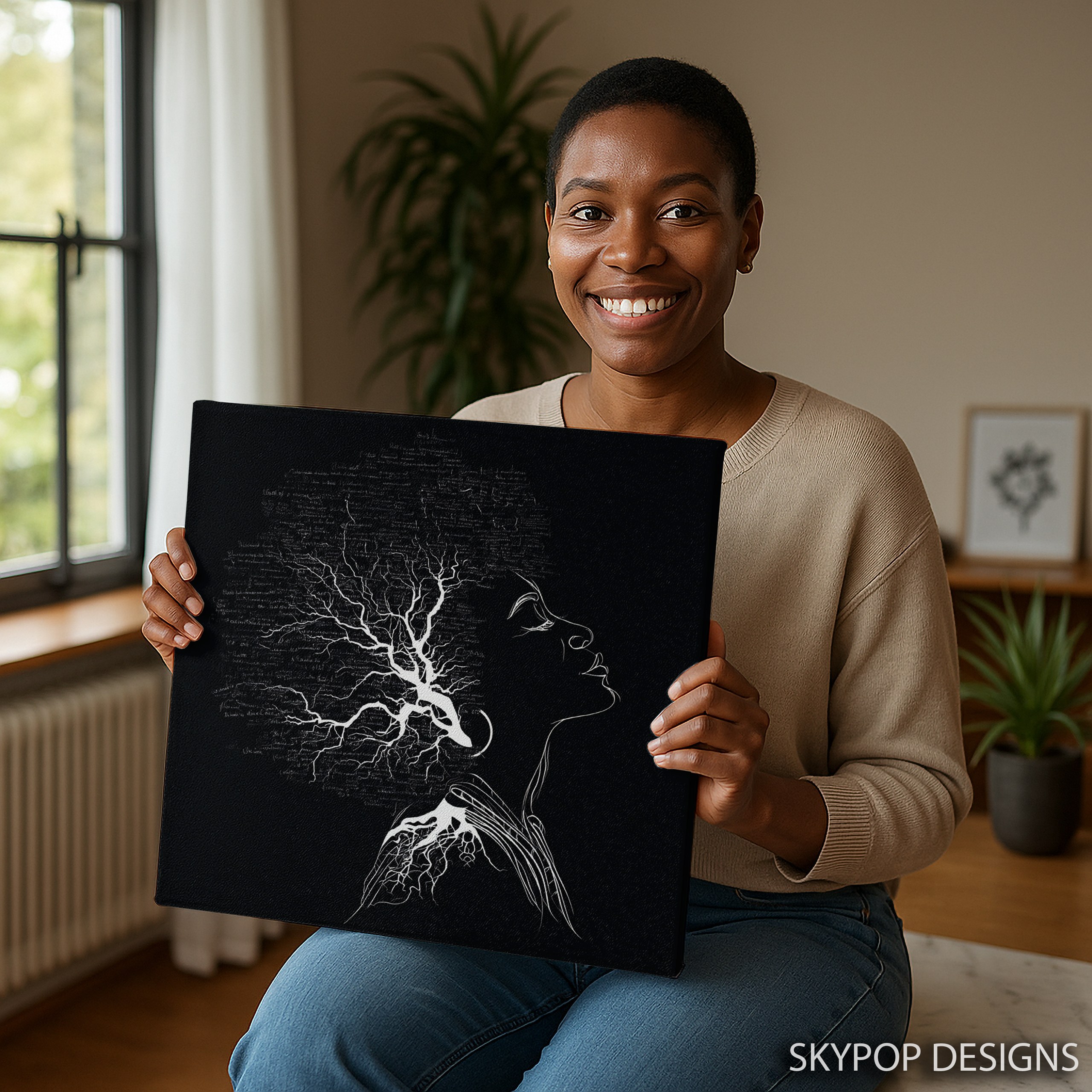 9.jpg Neural Network Silhouette Art