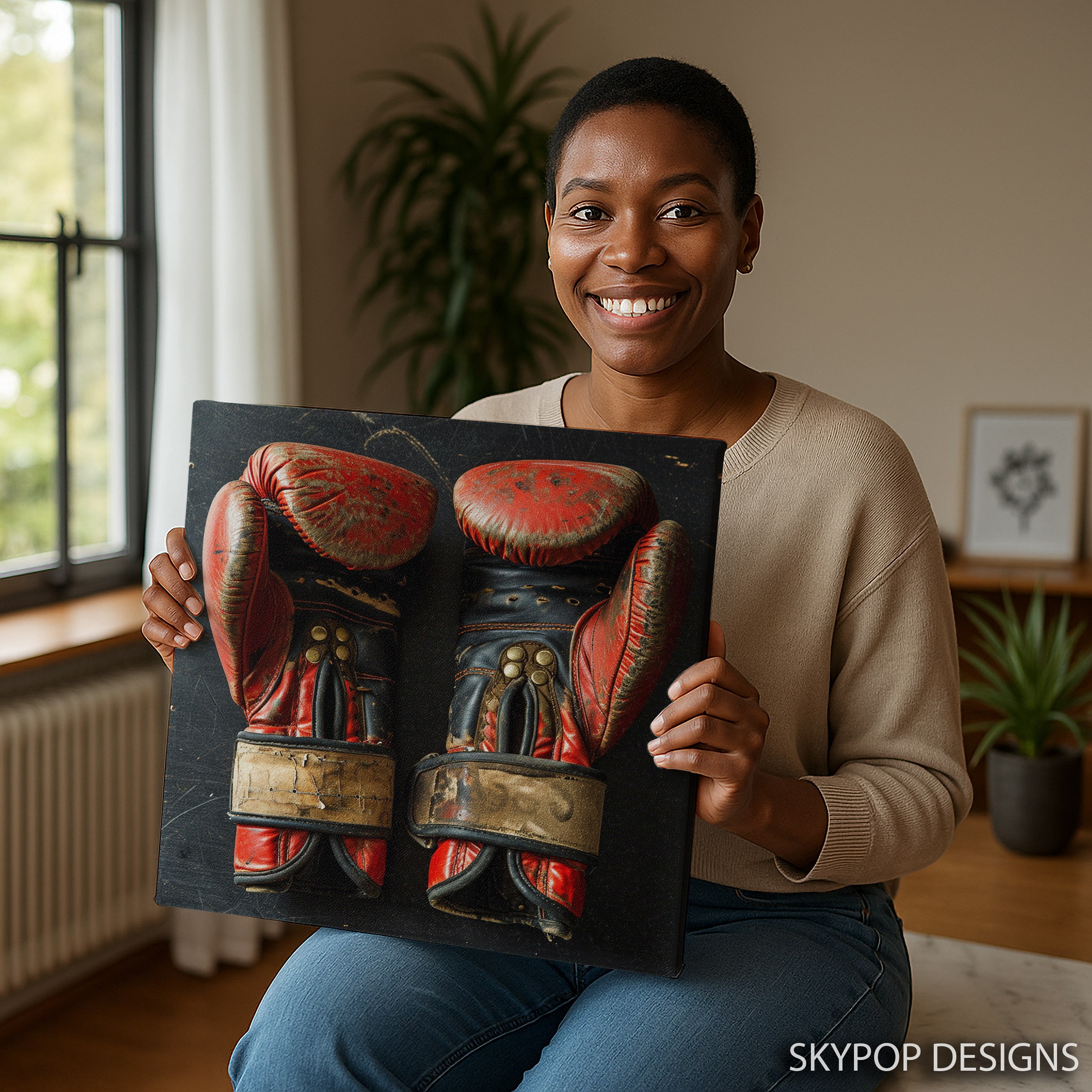 9.jpg Vintage Boxing Gloves Art