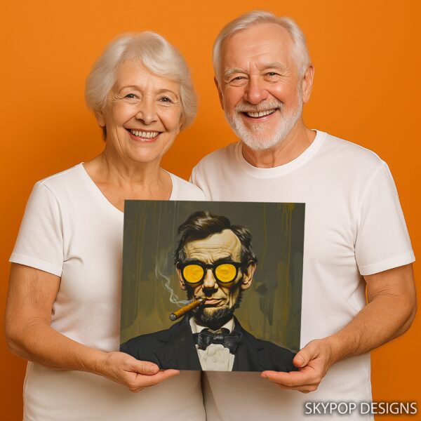 Retro Cigar Smoker Art