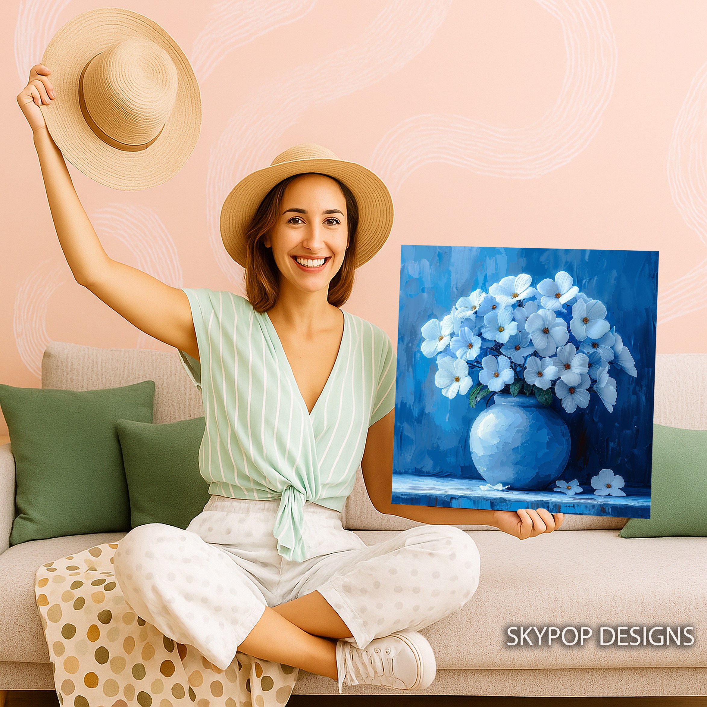 9.jpg Blue Dogwood Blossoms Art