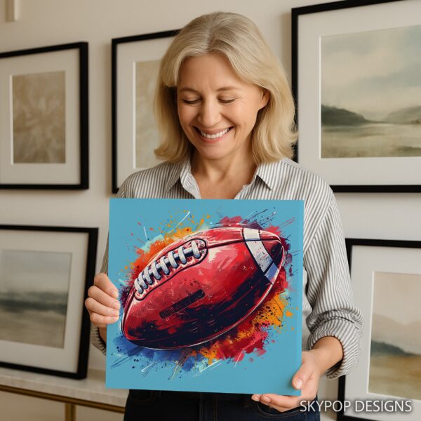 Dynamic Football Art