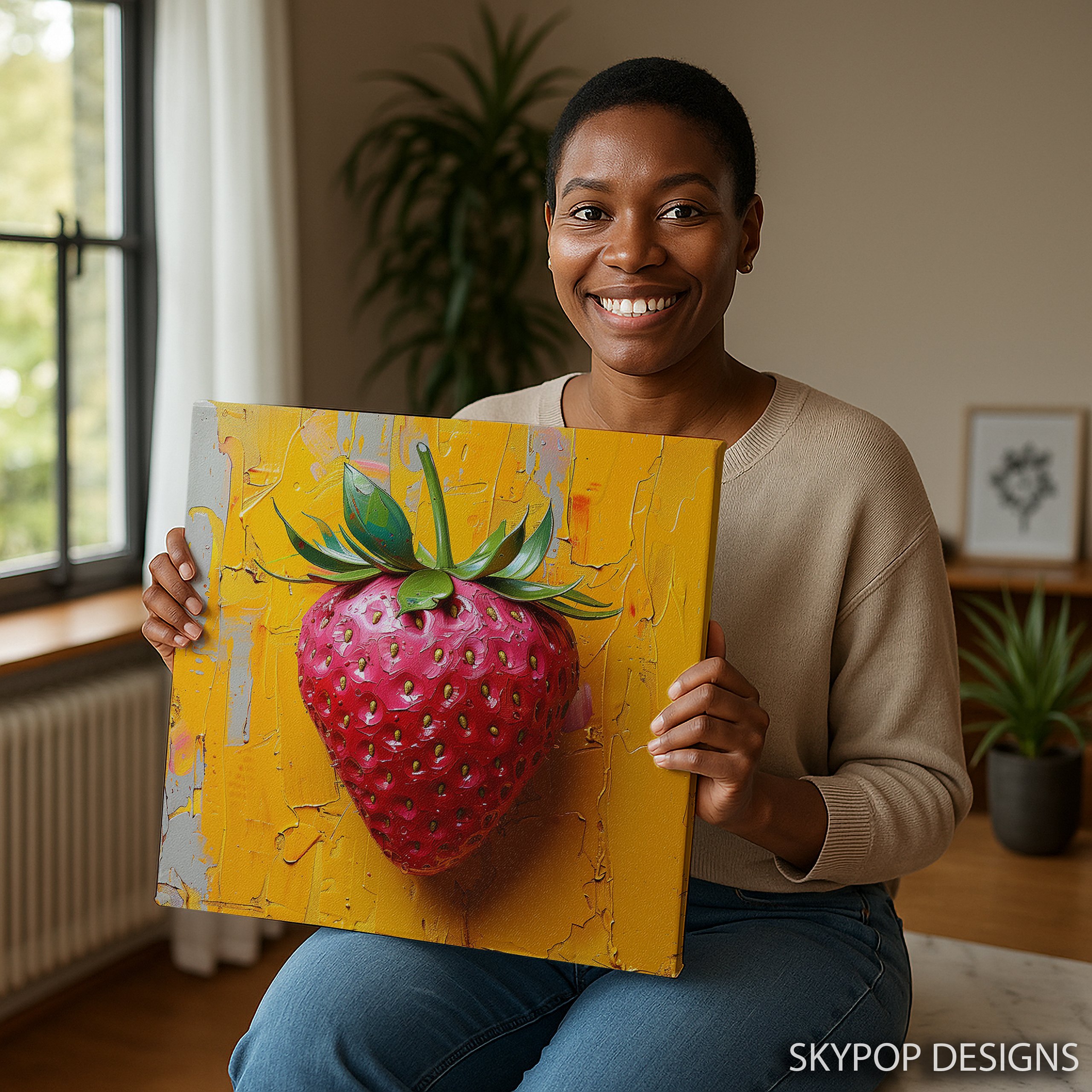 9.jpg Vibrant Strawberry Art