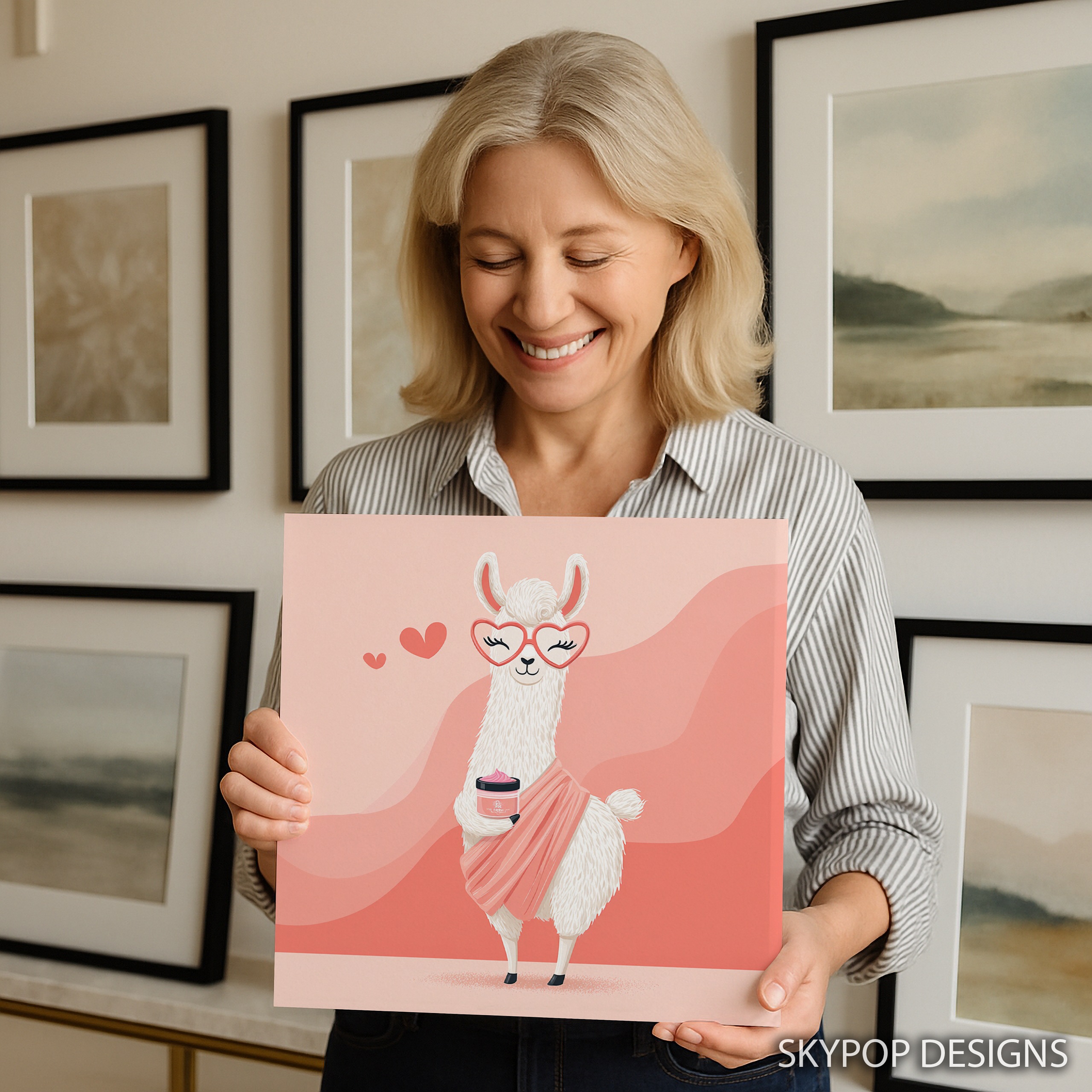 9.jpg Llama Love Coffee Art