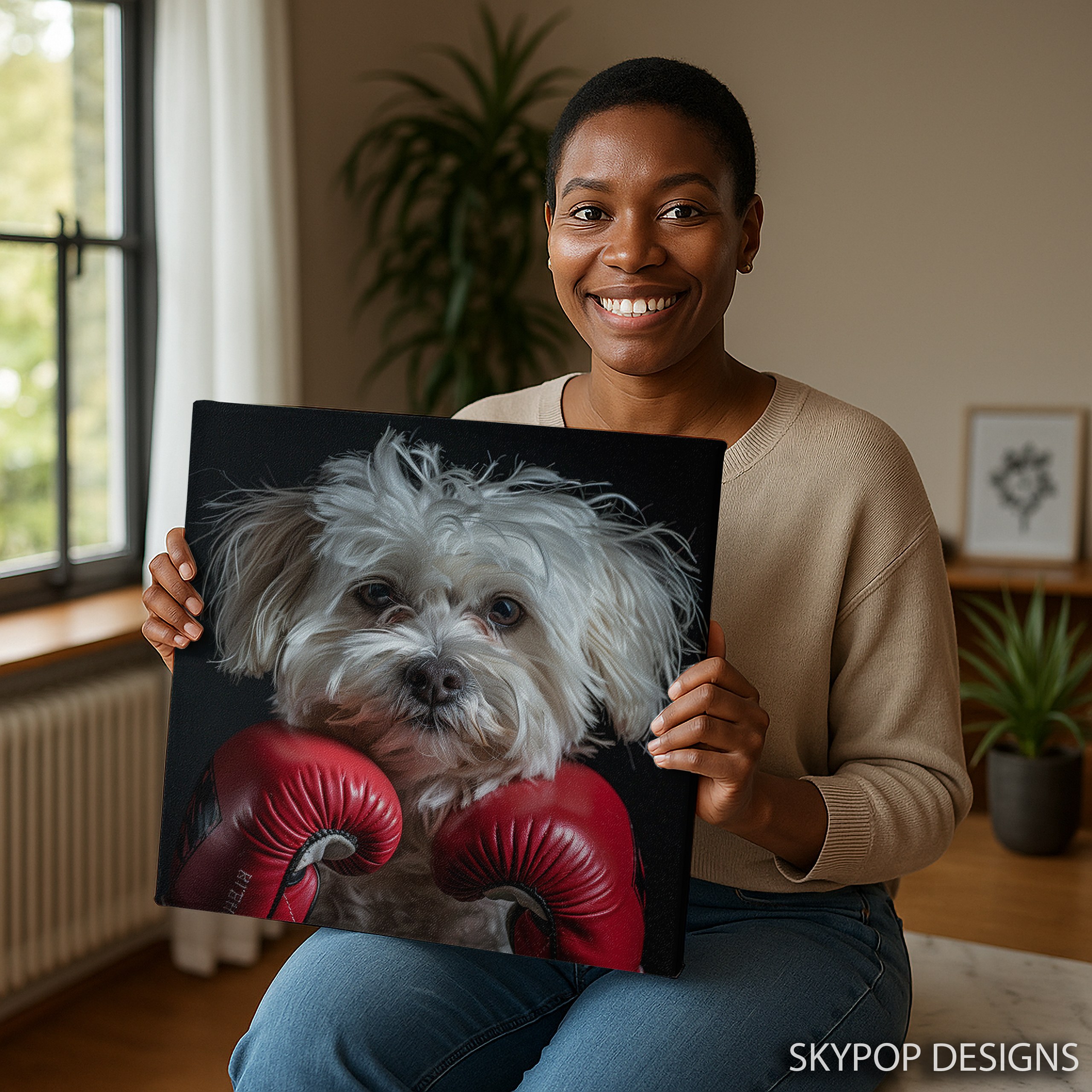 9.jpg Maltese Dog Art