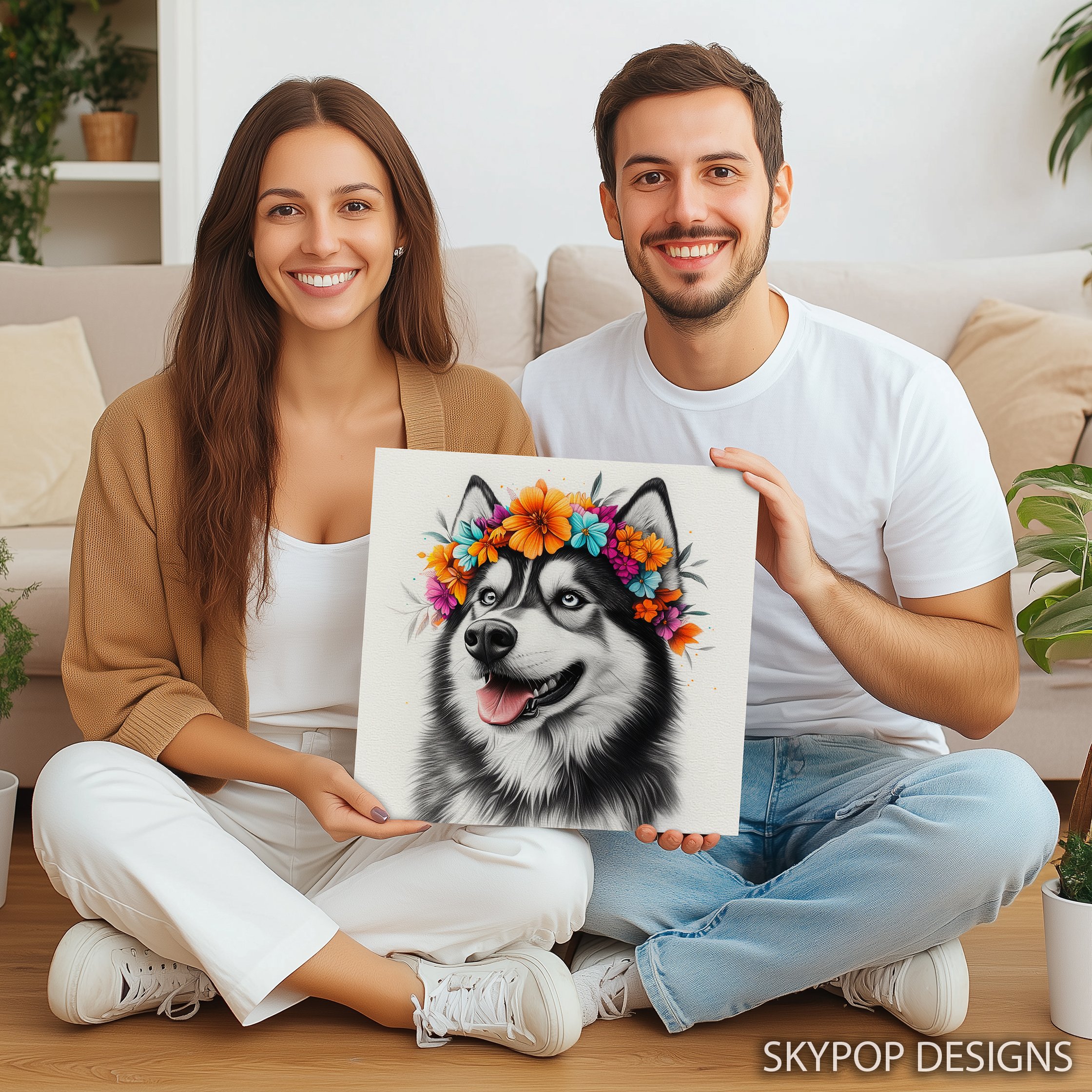 9.jpg Siberian Husky Art