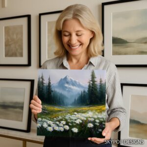 Mountain Daisy Meadow Art