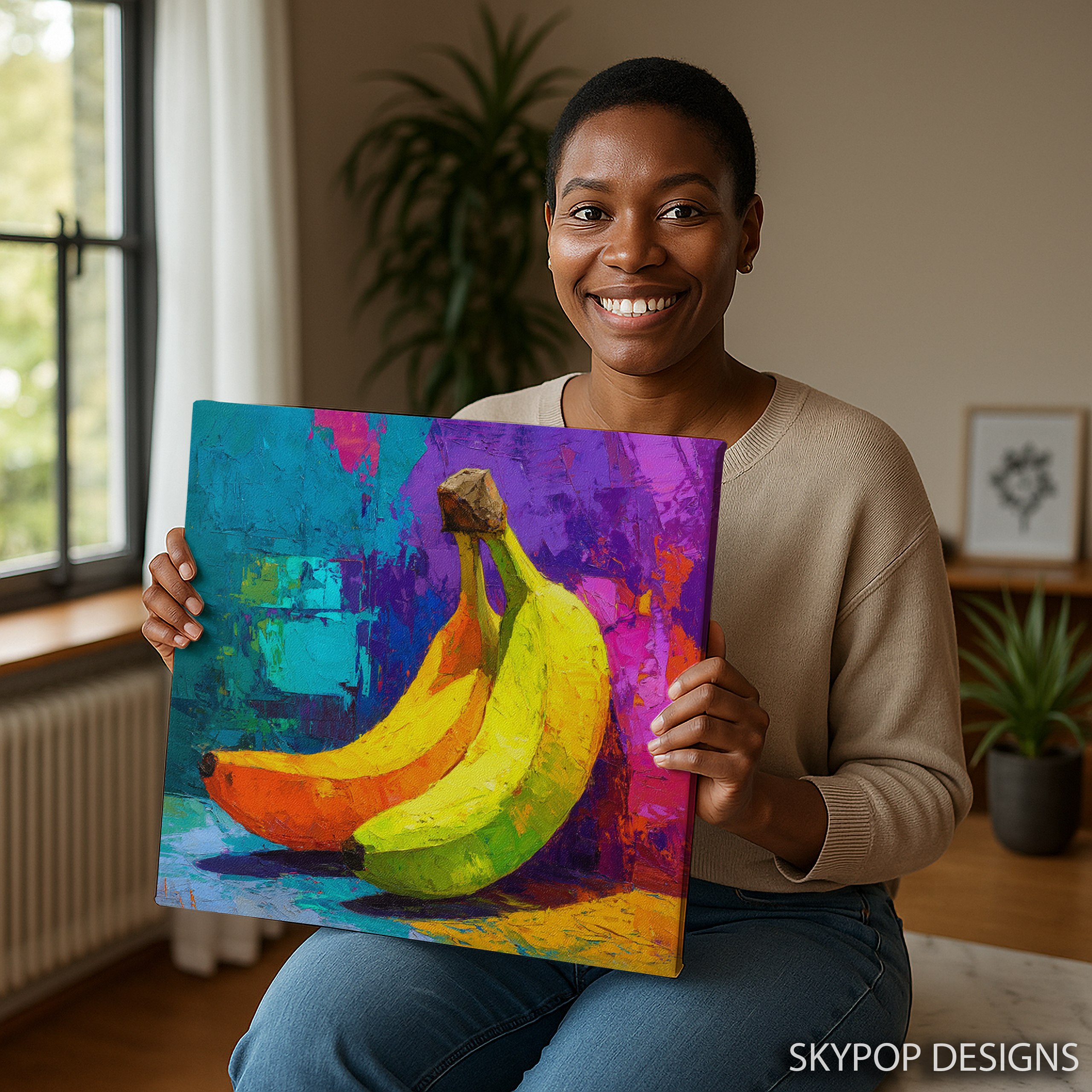9.jpg Vibrant Banana Art