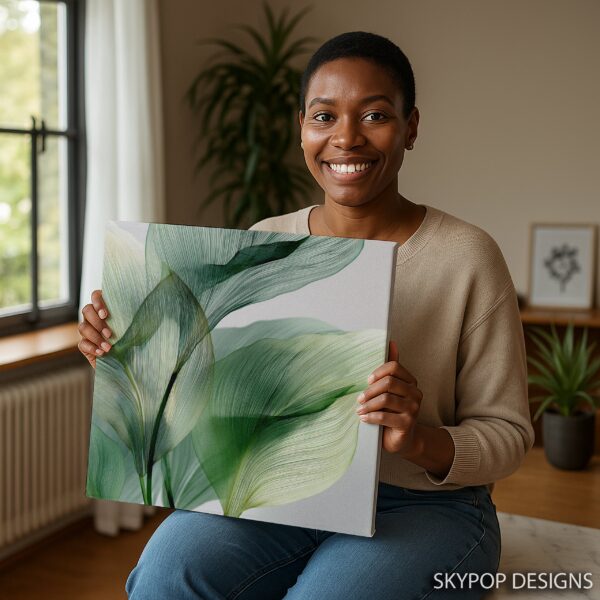 Ethereal Leaf Veins Art