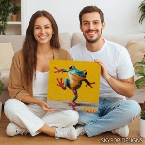 Colorful Frog Art