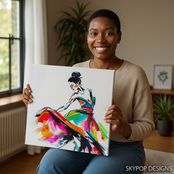 Colorful Dancer Art