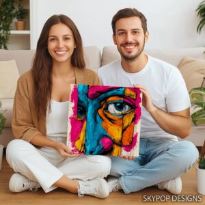 Vibrant Eyes Art