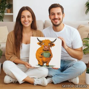 Highland Cow Art