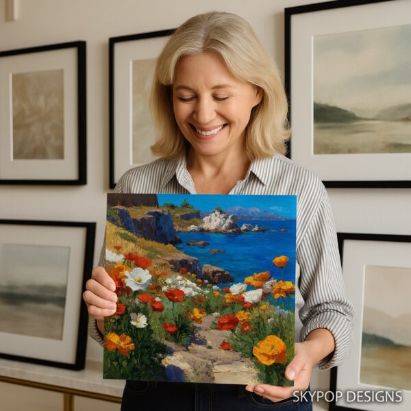 Coastal Poppy Paradise Art