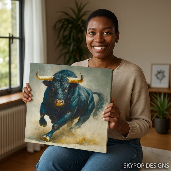 Charging Bull Art