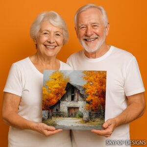 Autumn Barn Art
