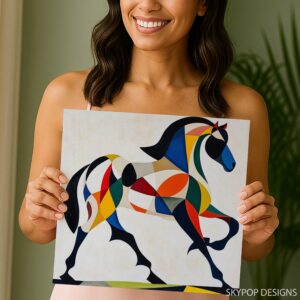 Colorful Horse Art