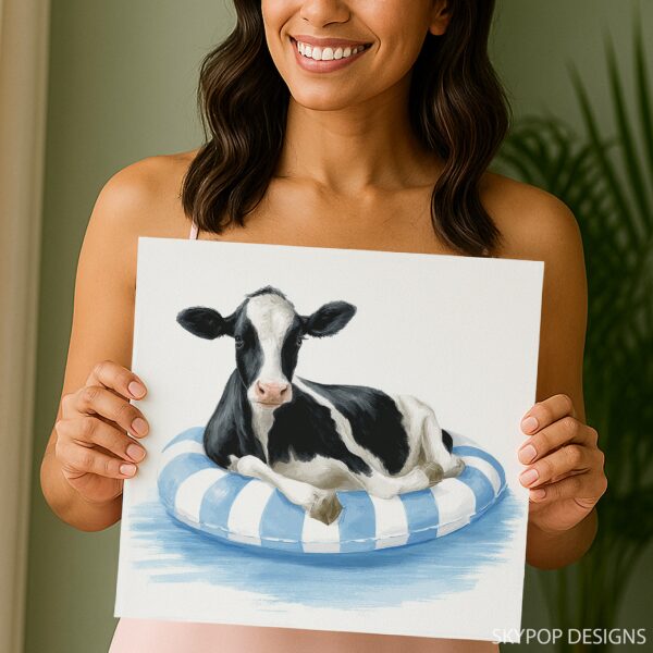 Cow Pool Float Art