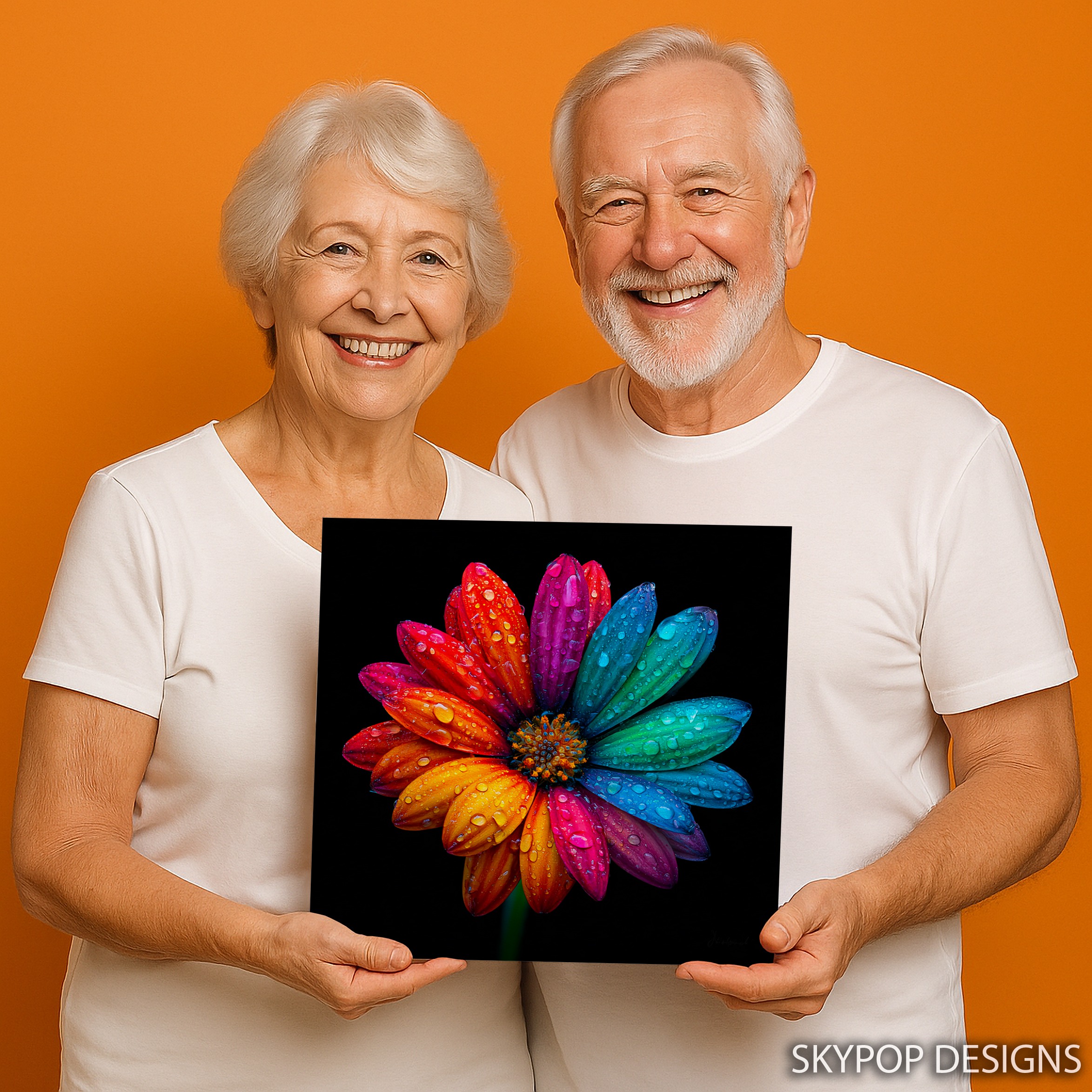9.jpg Rainbow Daisy Art