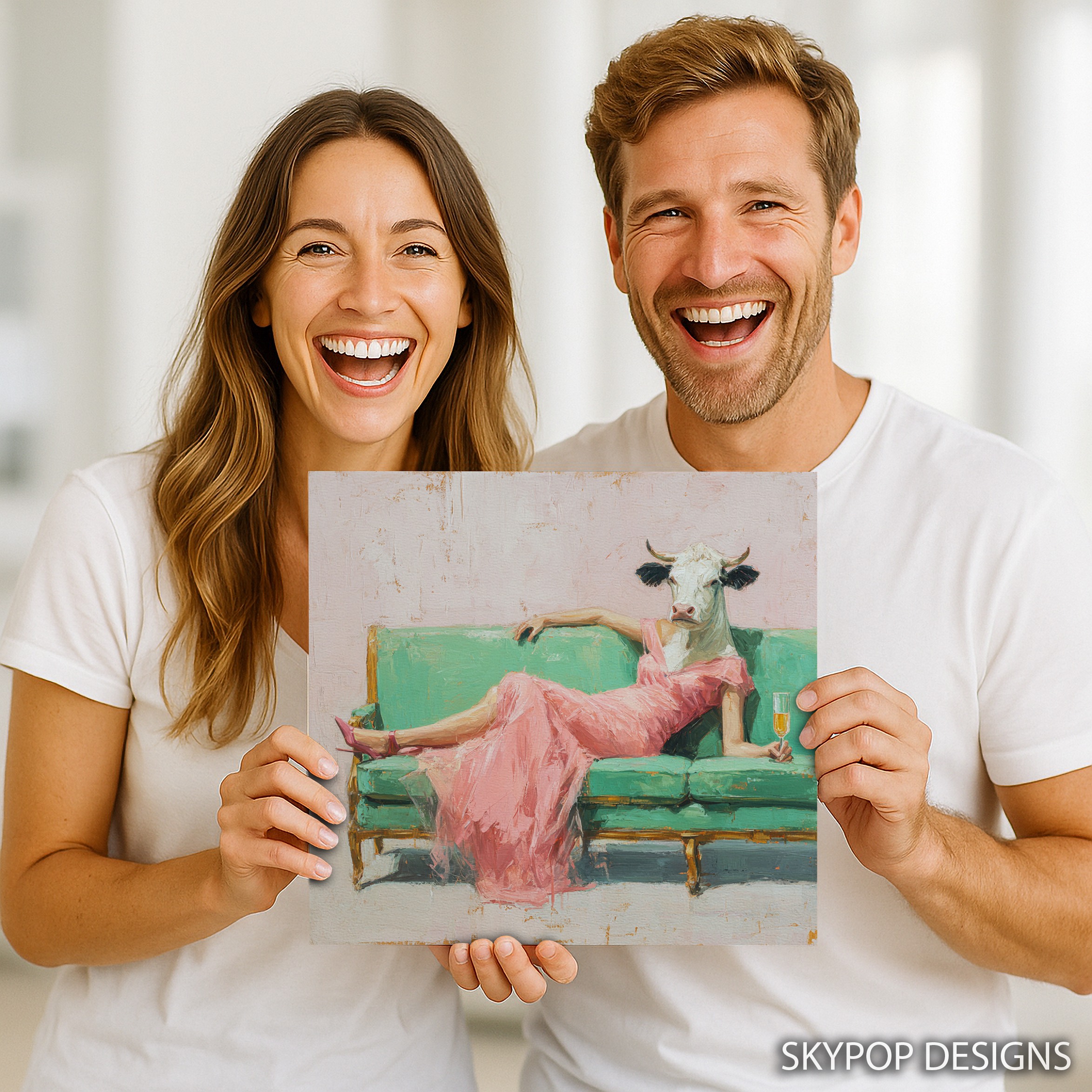 9.jpg Glamorous Cow Art