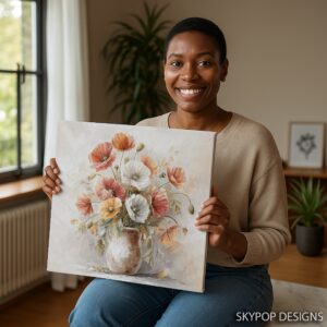 Poppy Bouquet Art