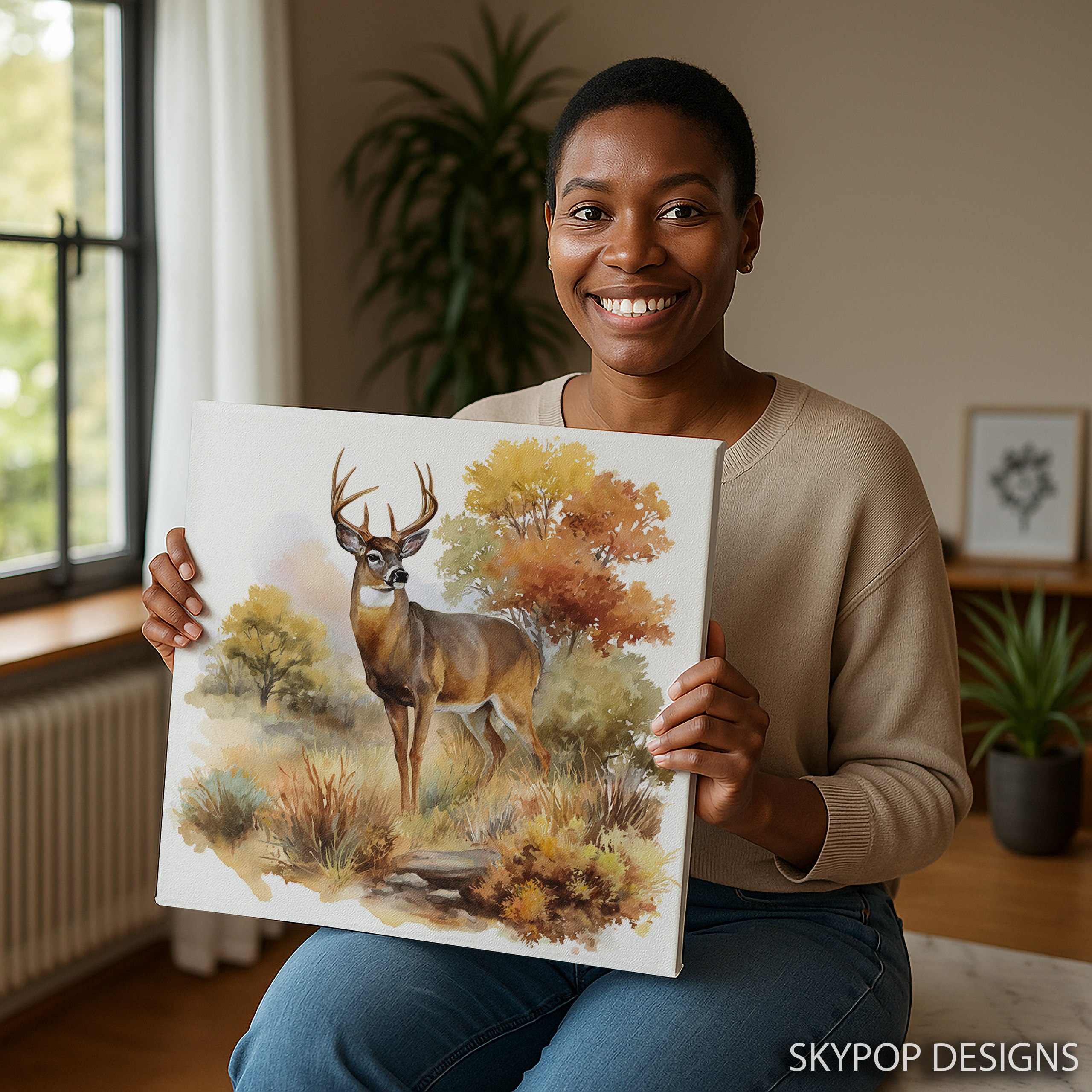 9.jpg Deer Art