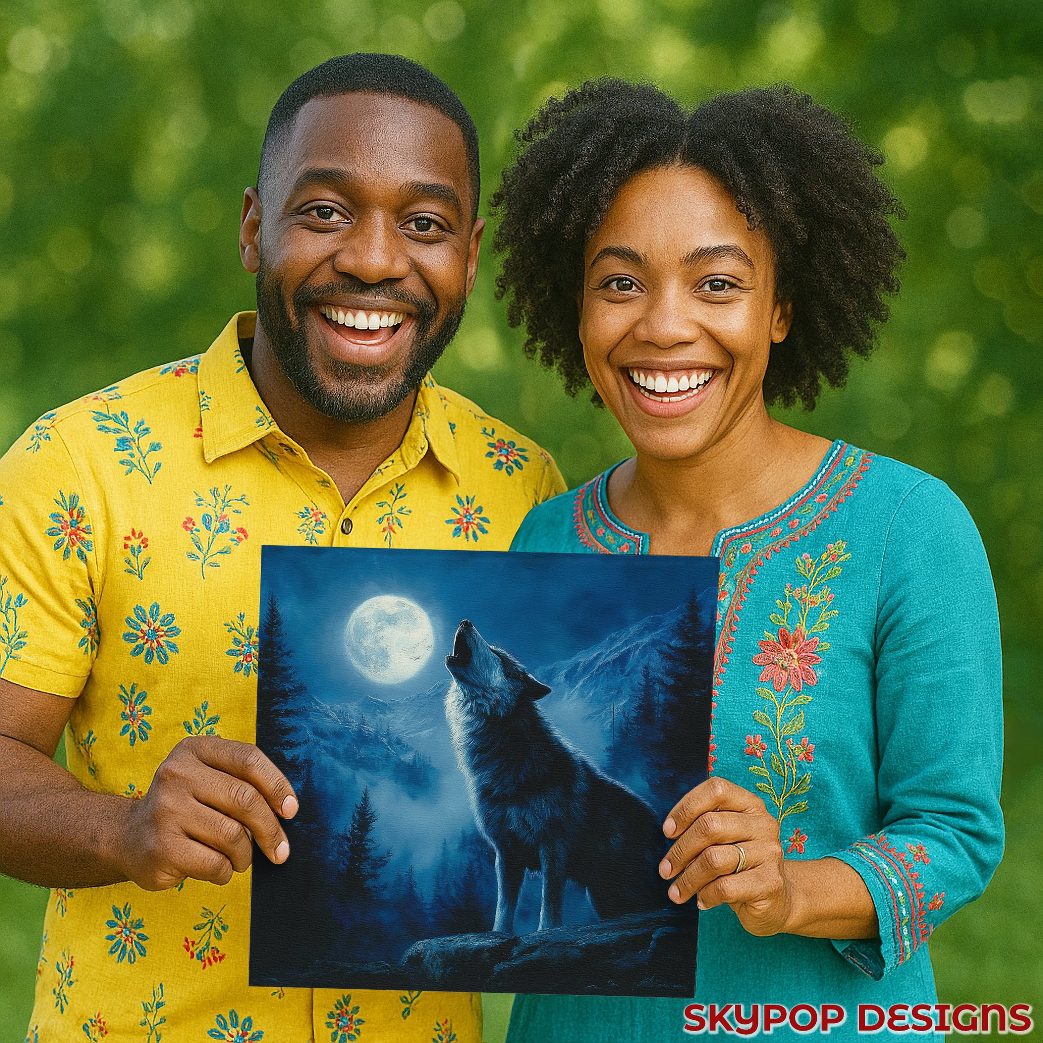 9.jpg Howling Wolf Art