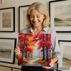 Autumn Forest Path Art