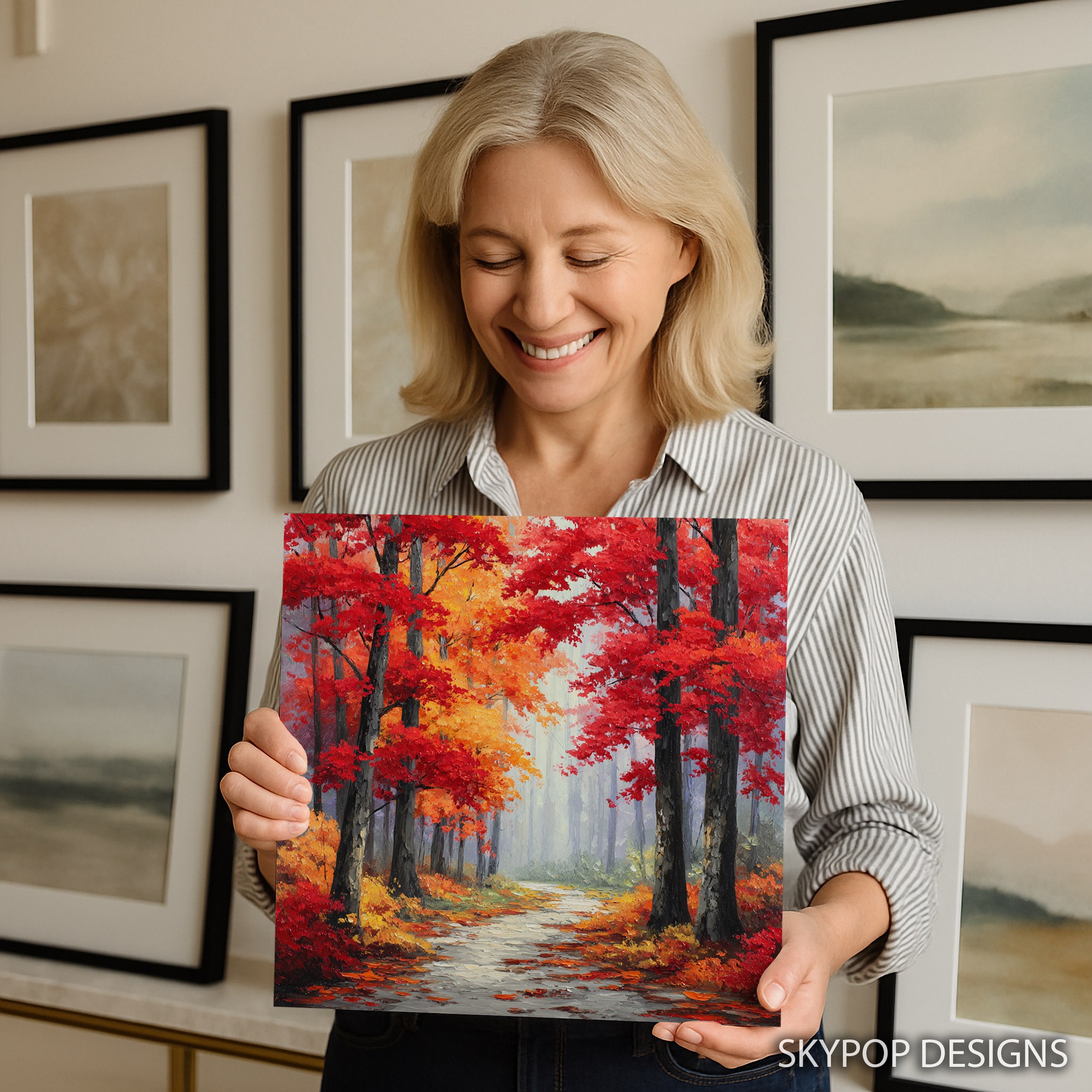 9.jpg Autumn Forest Path Art
