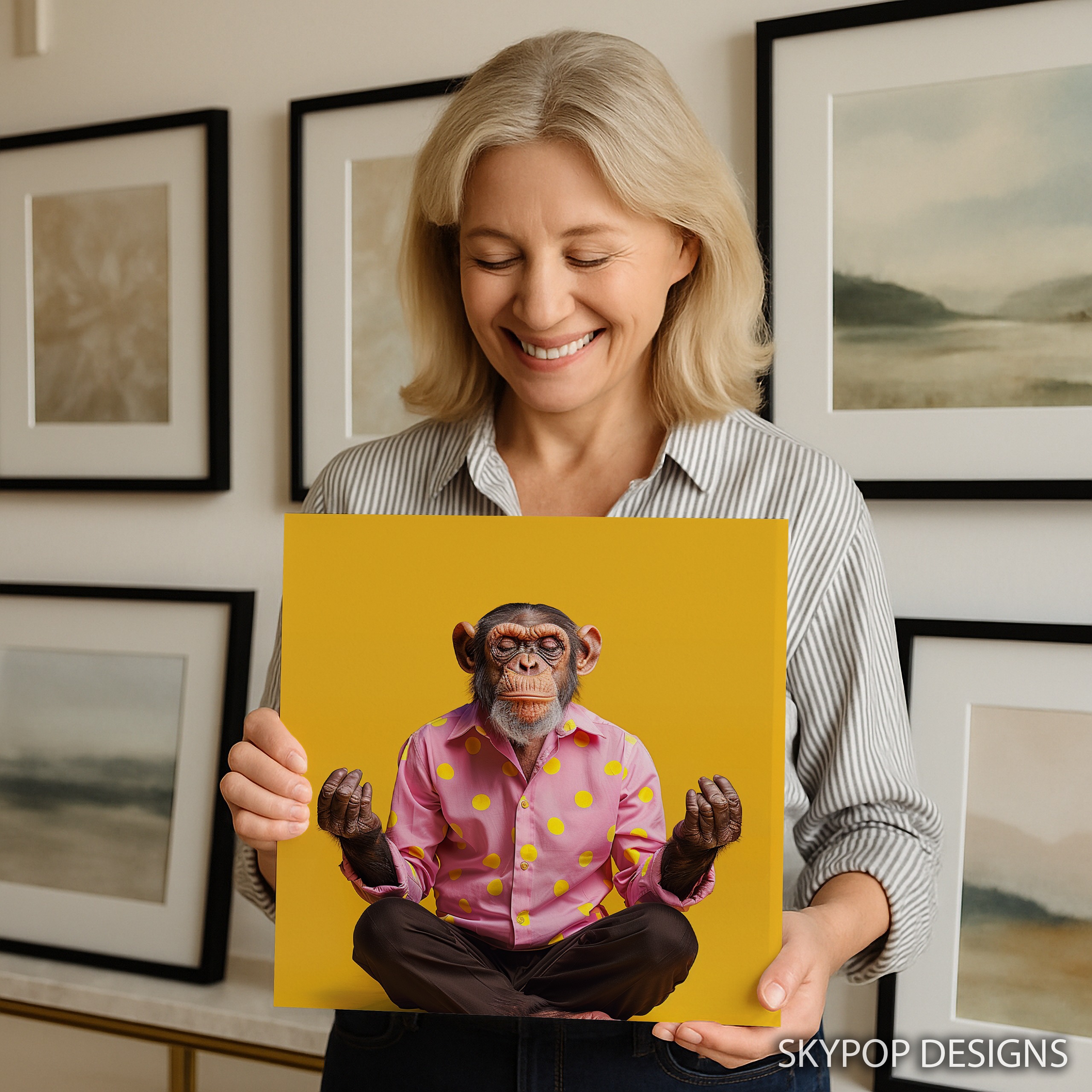 9.jpg Chimpanzee Art