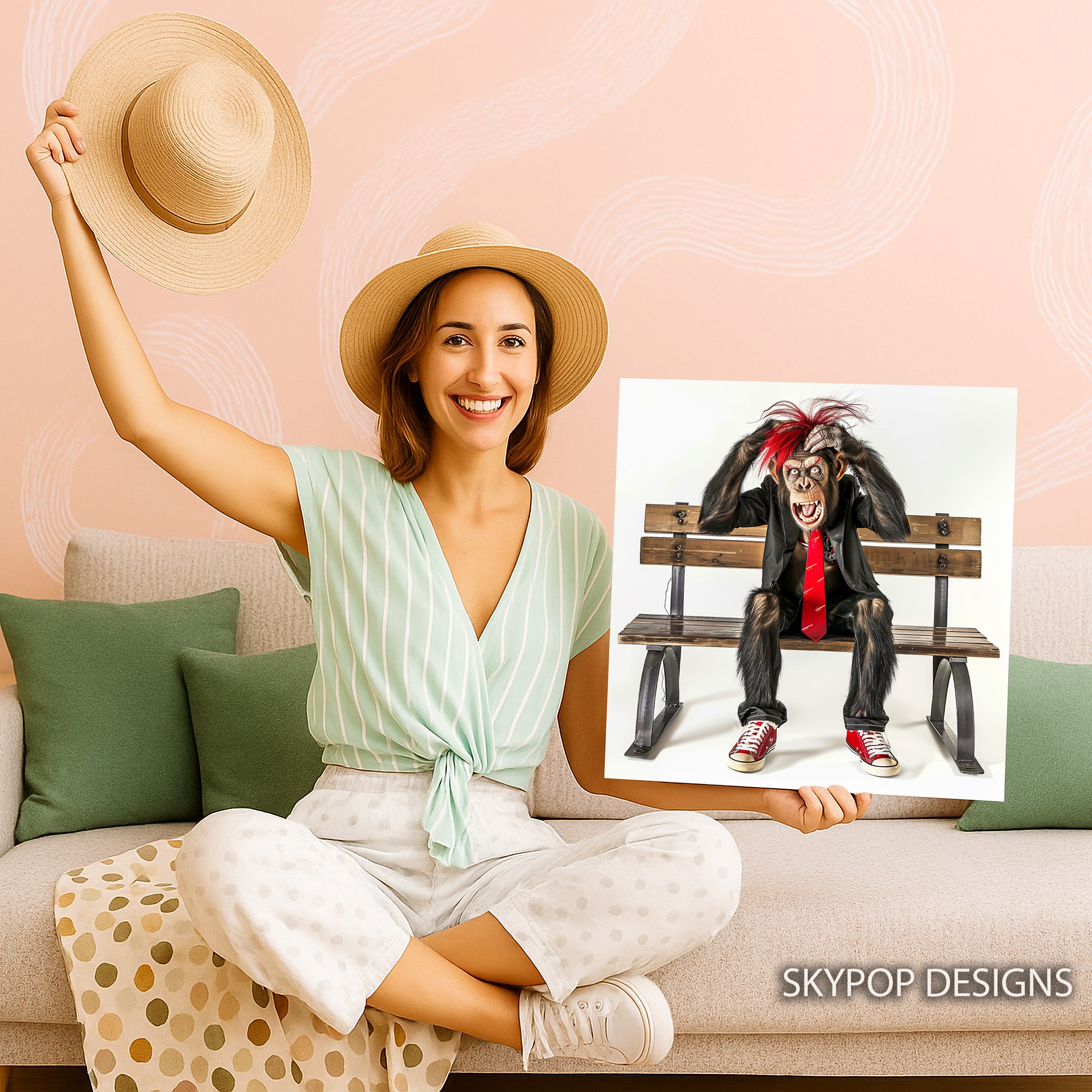 9.jpg Chimpanzee Art