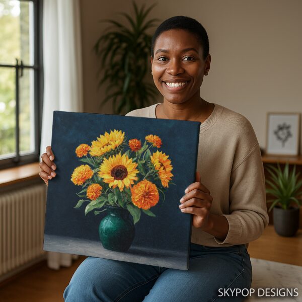 Sunflower Bouquet Art