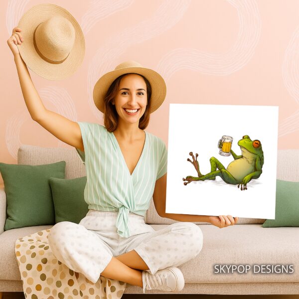 Frog Beer Art
