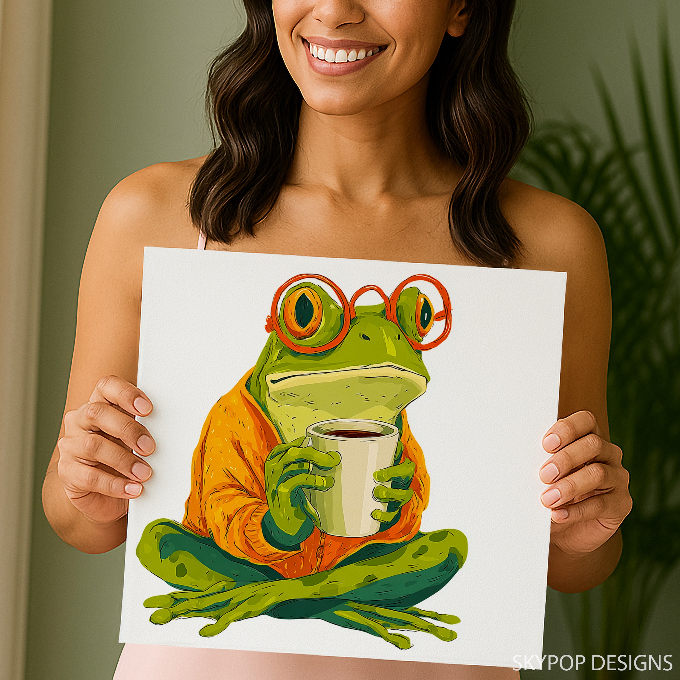 9.jpg Coffee Frog Art