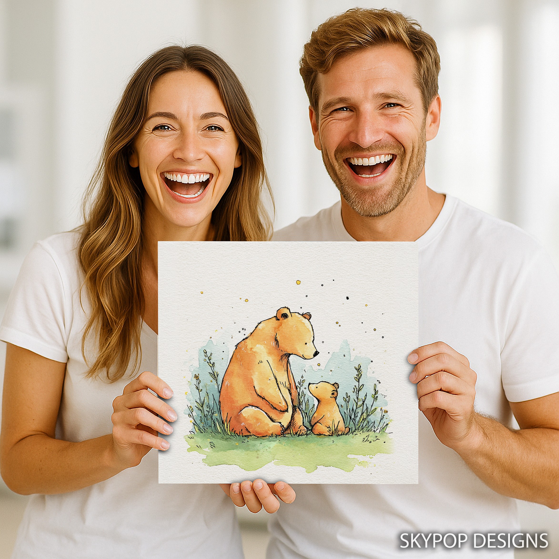 9.jpg Bear and Cub Art