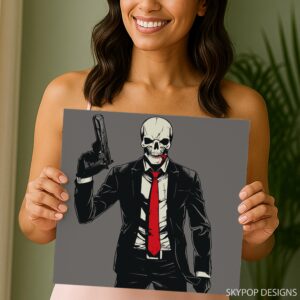 Skull Hitman Art