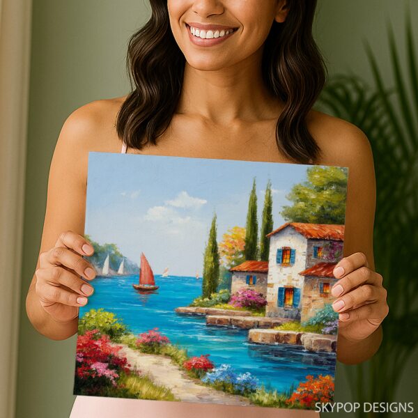 Mediterranean Seaside Retreat Art