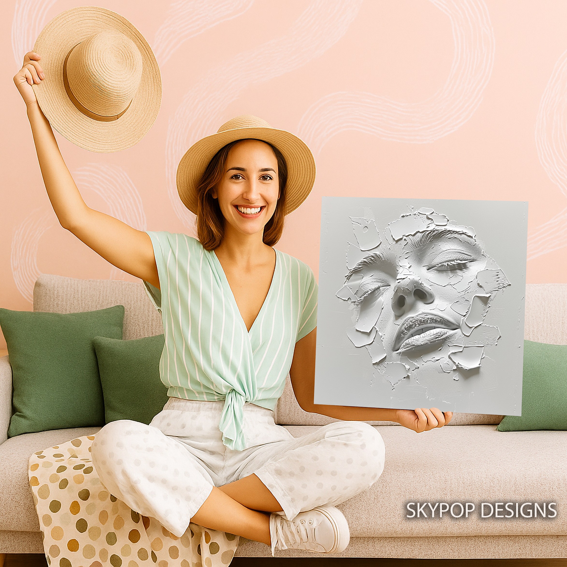 9.jpg Sculptural Face Art