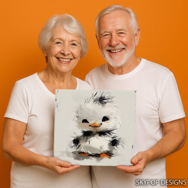 Fluffy Duckling Art