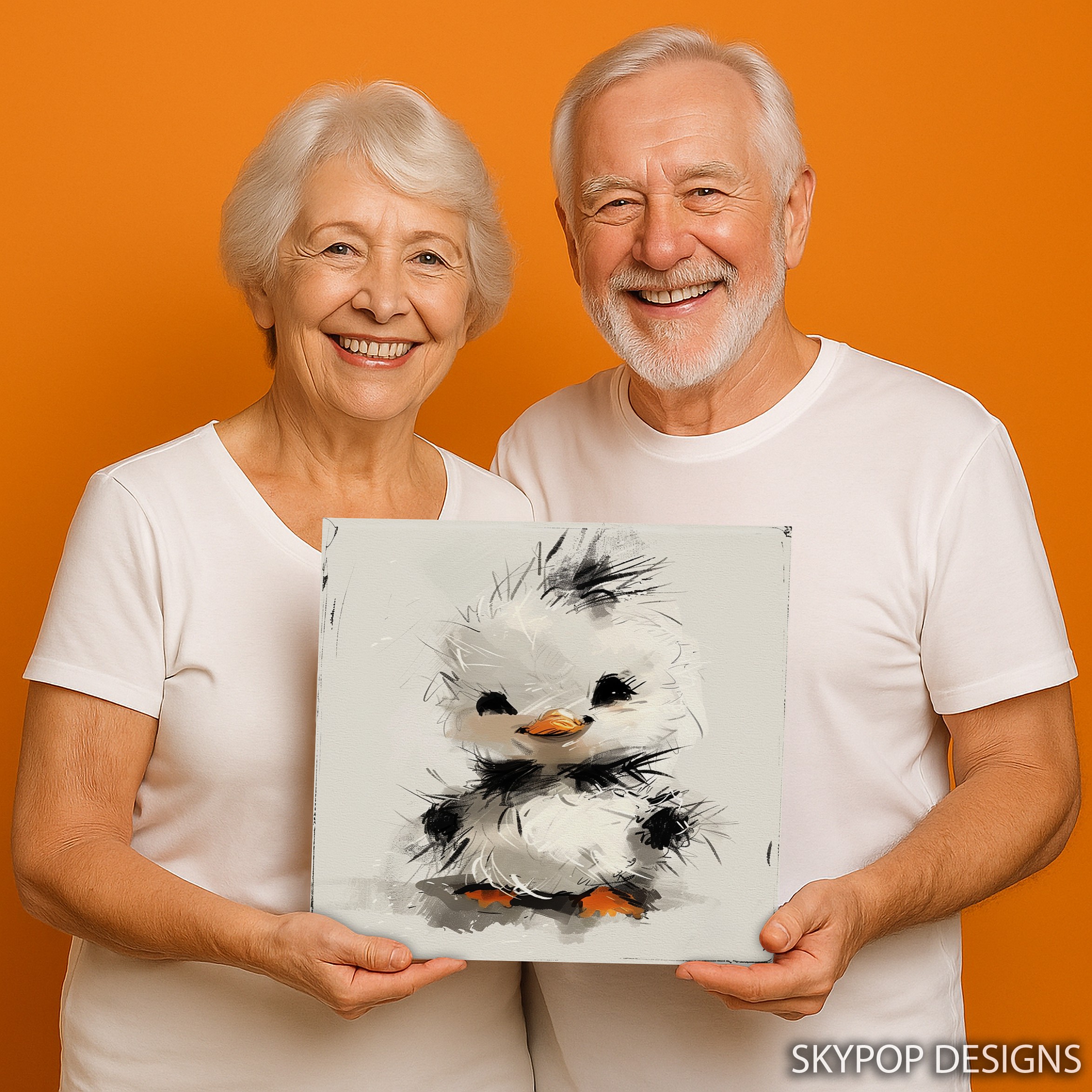 9.jpg Fluffy Duckling Art